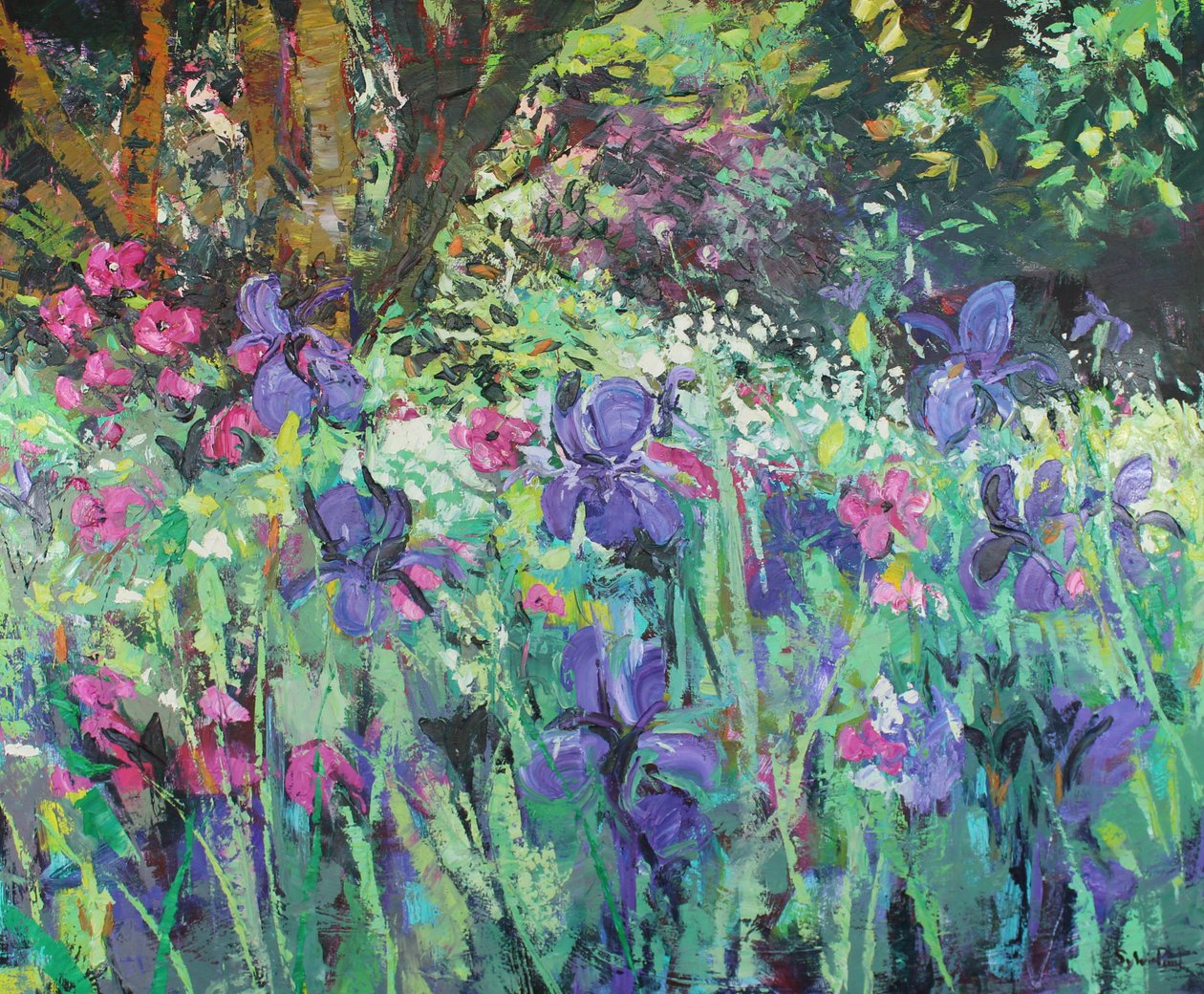 Iris Garden od Sylvia Paul