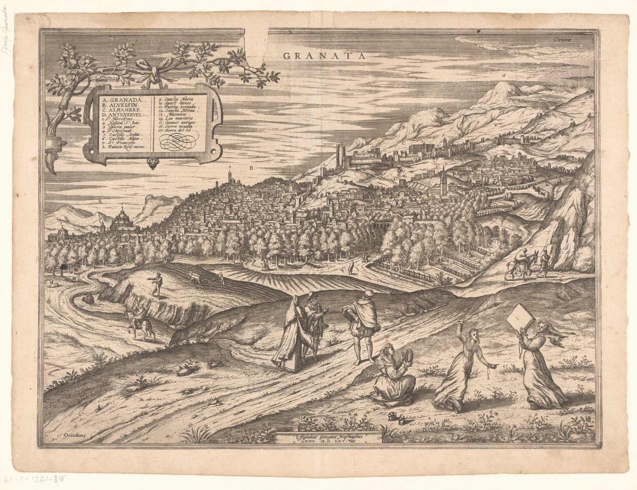 Pohled na Granadu Granata (název na objektu) od Symon Novelanus (possibly)