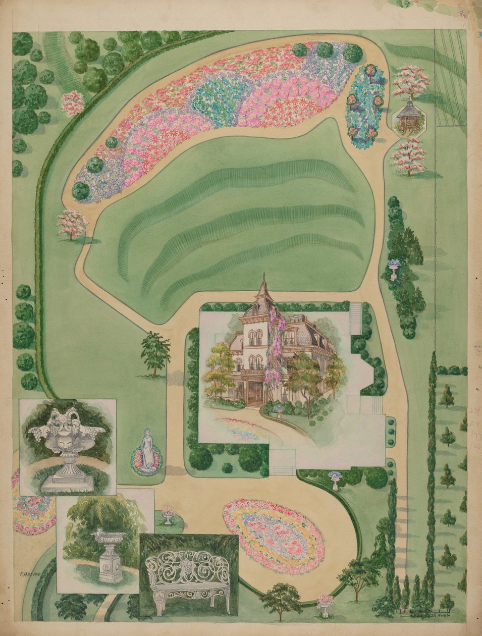William A. Wheelock Estate, c. 1936. od Tabea Hosier
