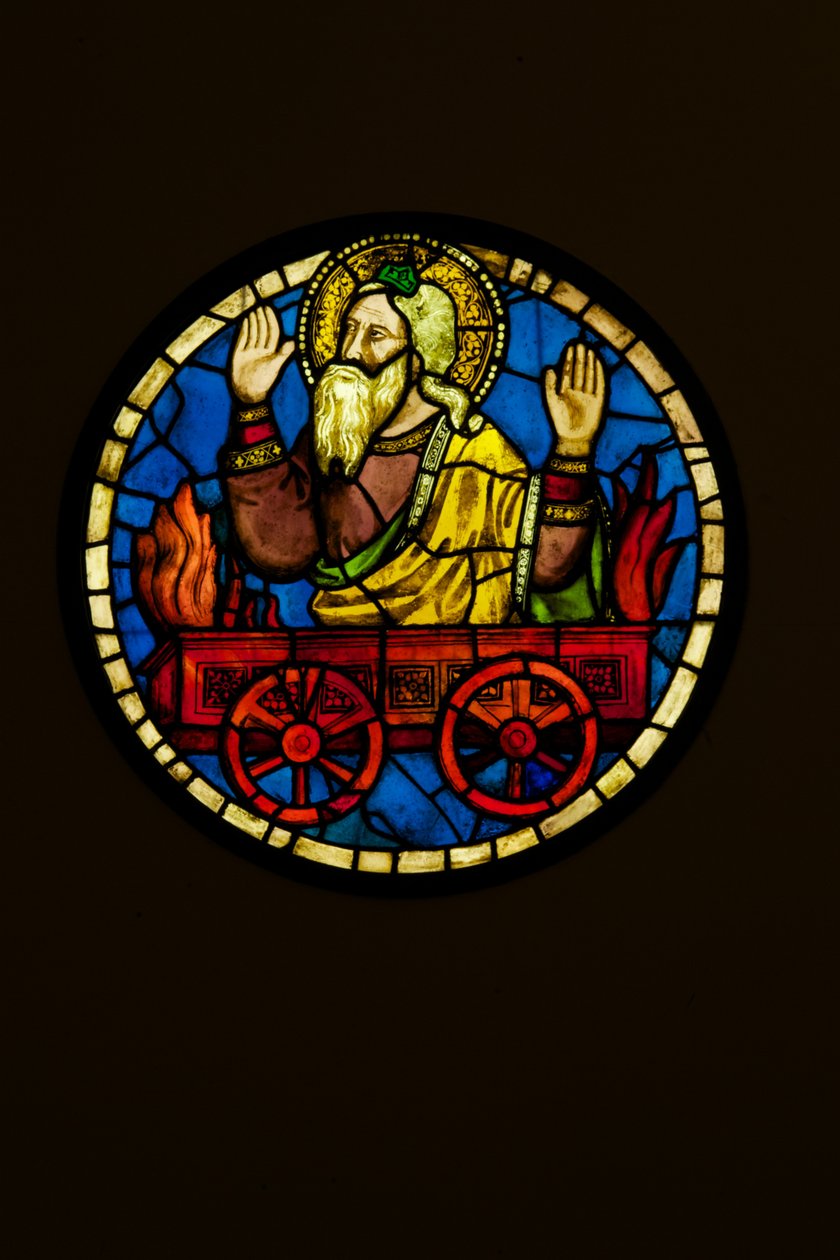Eliáš (barevné sklo) od Taddeo Gaddi