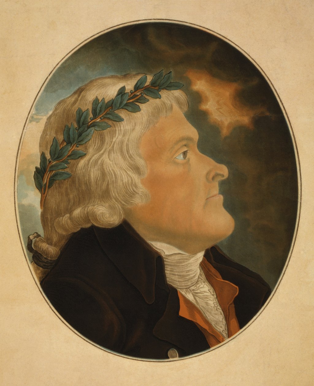Thomas Jefferson, rytý Michael Sokolnicki (1760-1816) (akvatinta) od Tadeusz Kosciuszko