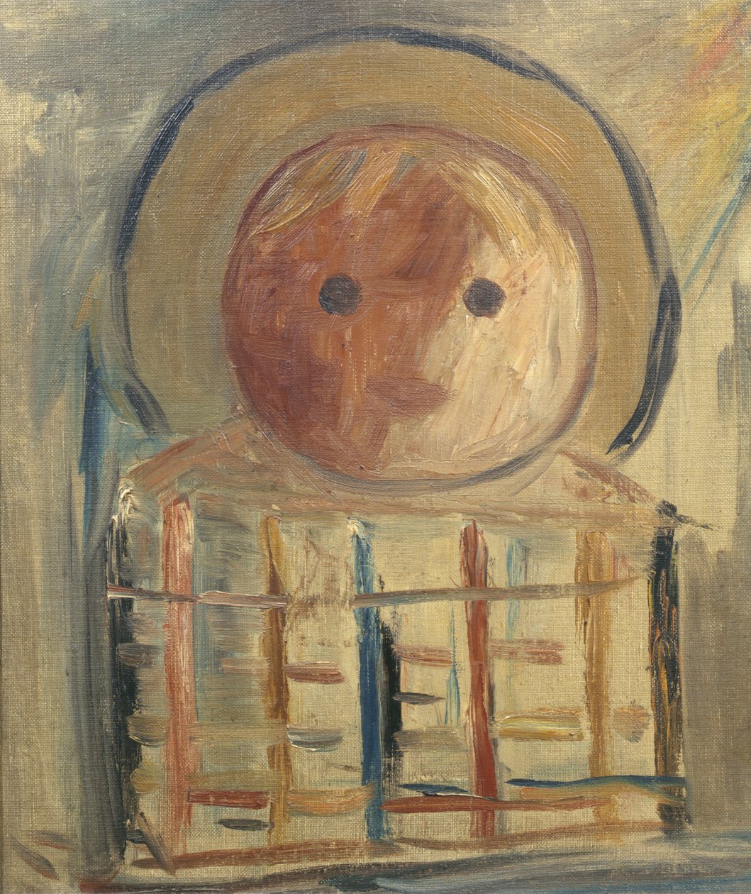 Imaginární hlava dítěte, c.1925-32 od Tadeusz Makowski