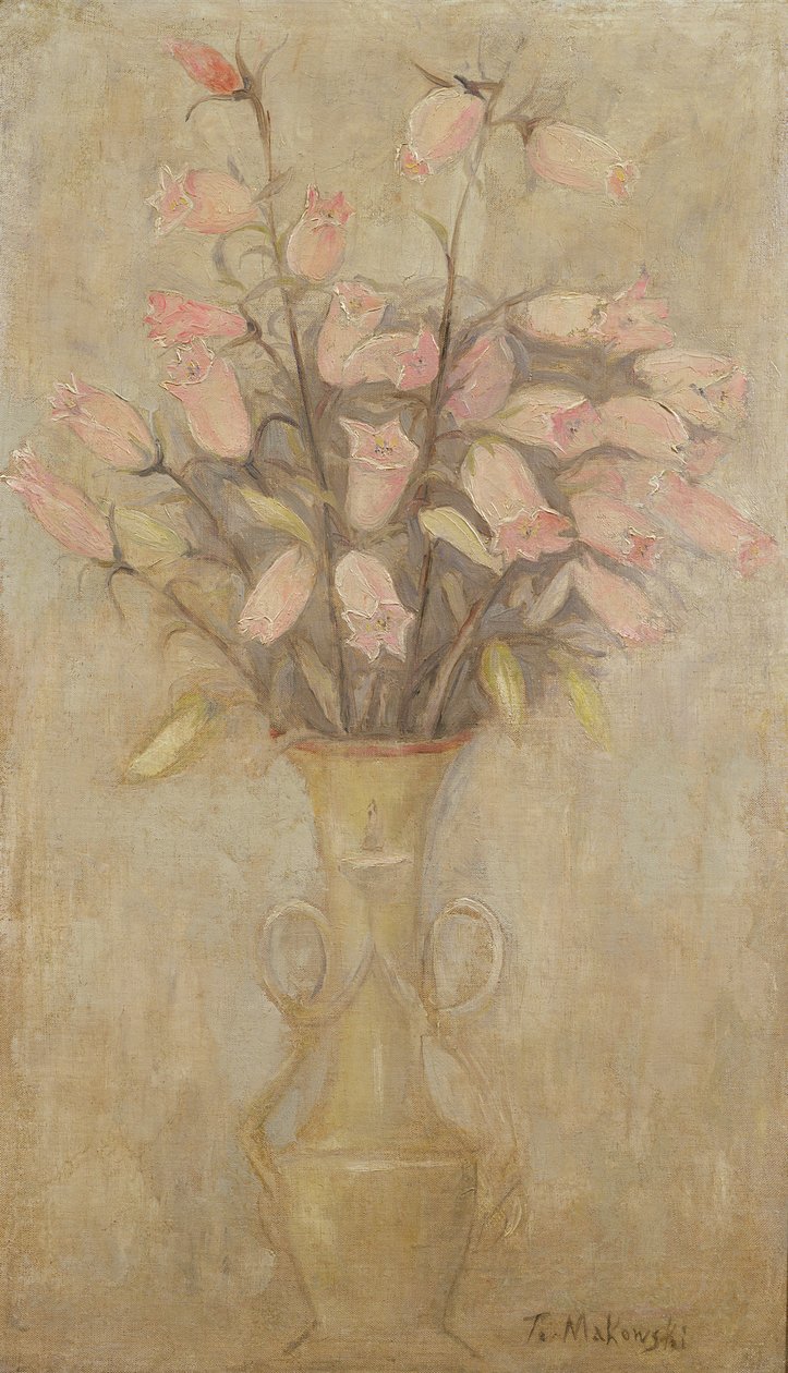 Campanules, Paříž od Tadeusz Makowski