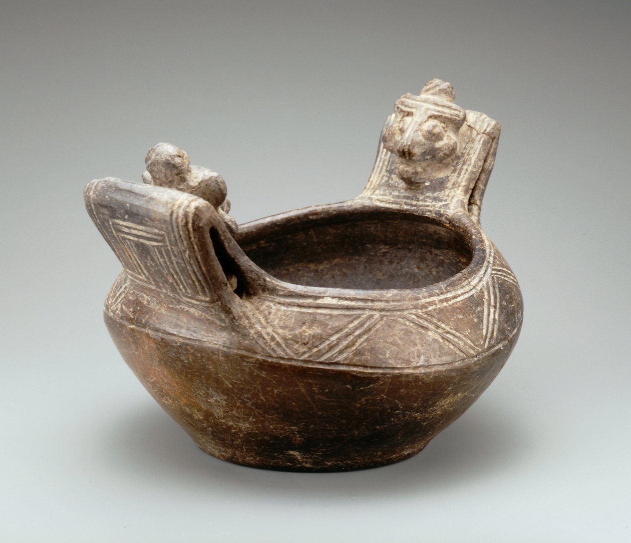 Dvouhlavá mísa (keramická) od Taino Culture