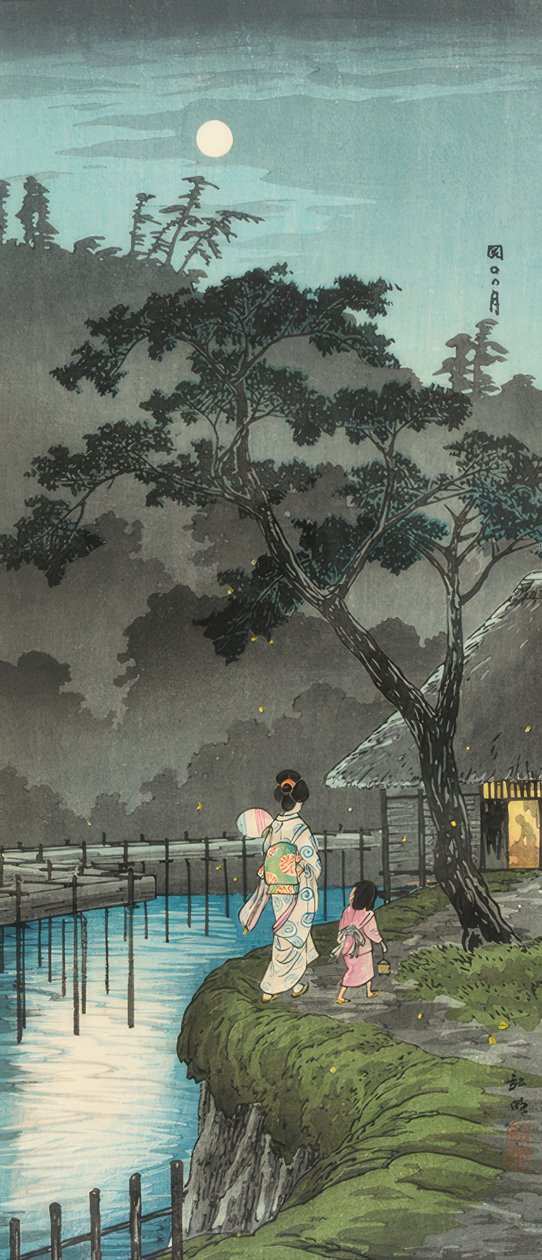 Mond v Sekiguchi od Takahashi Hiroaki