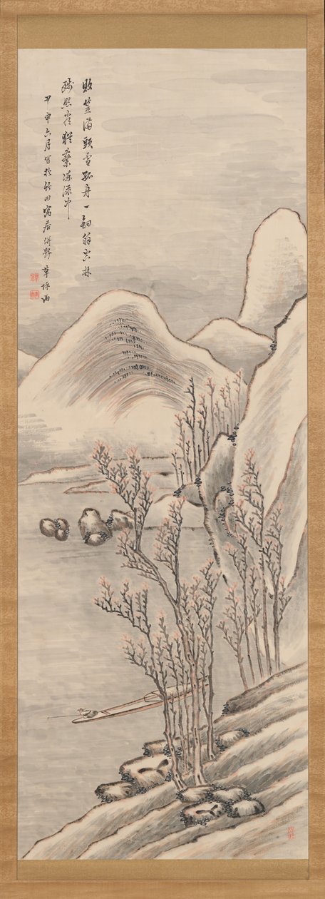 Zasněžená krajina, 1824. od Takahashi Sohei