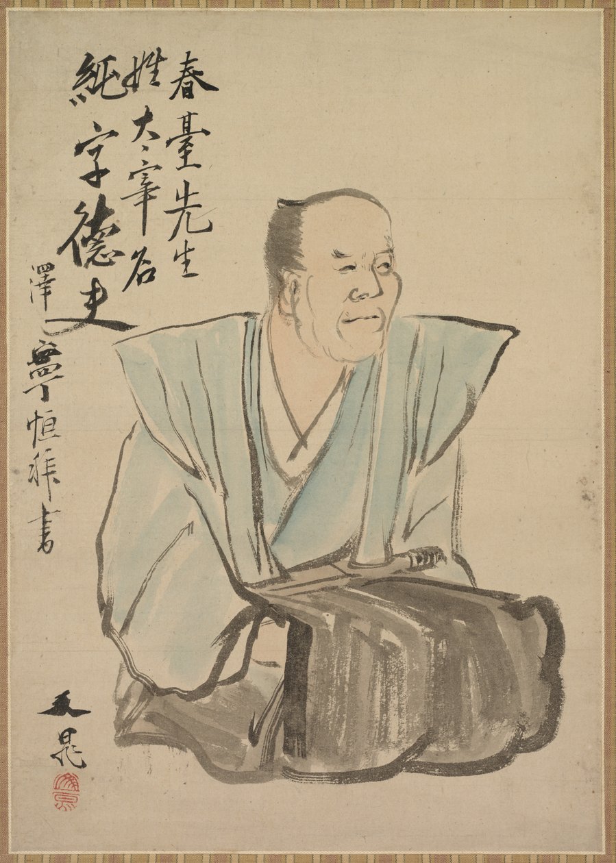 Imaginární portrét Shundai Dazai od Tani Buncho