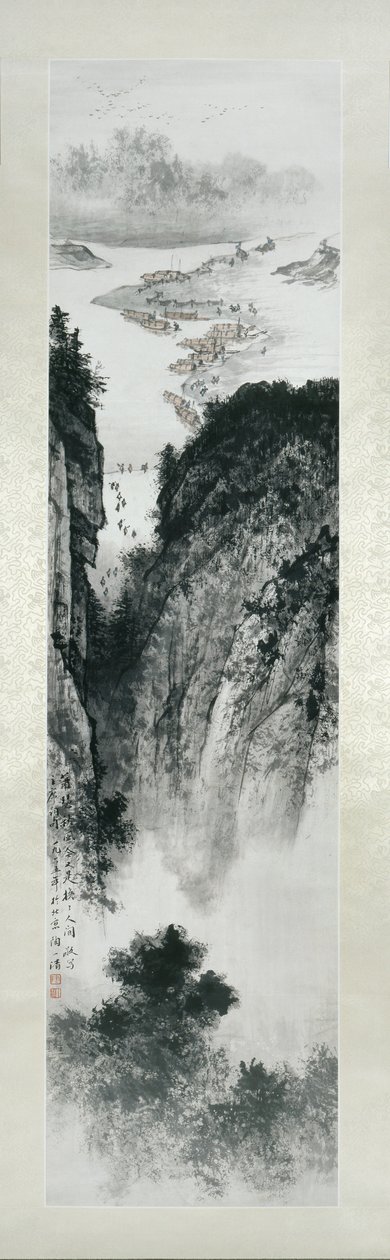 Říční krajina, 1965 od Tao Yiqing