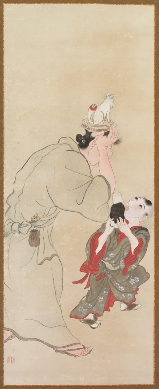 Žánrové postavy, c. 1816. od Tatabe Socho