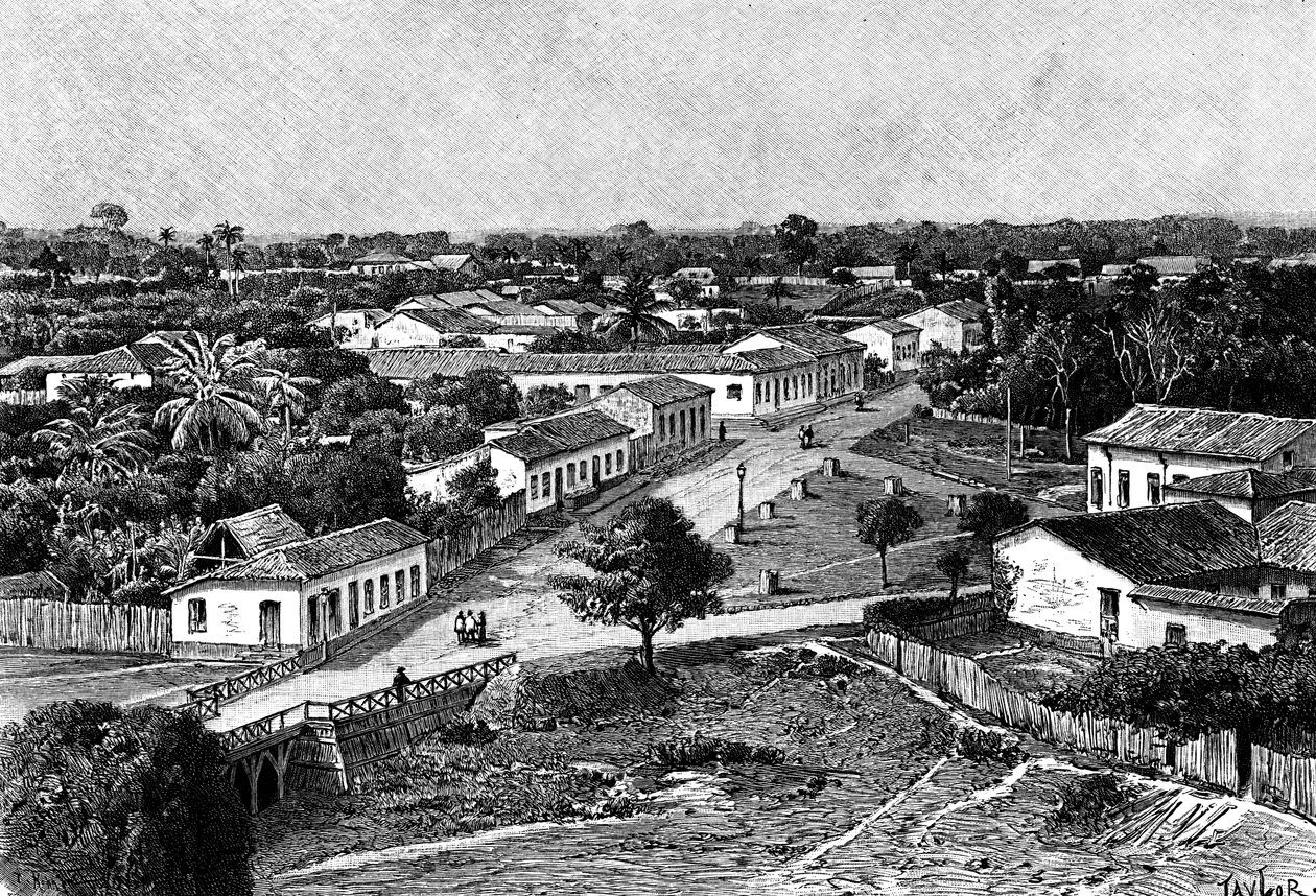Manaos, Brazílie, 1895. od Taylor
