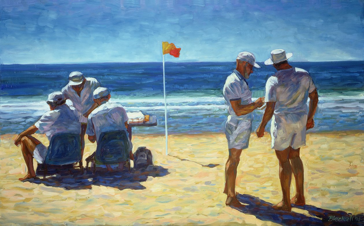 Soudci na Lifesaving Carnival, 1993 od Ted Blackall