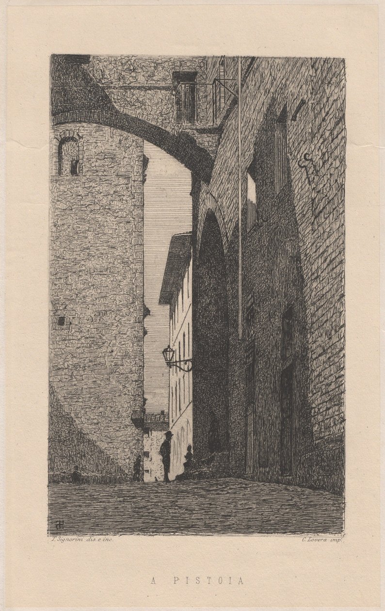 In Pistoia [In Pistoia] od Telemaco Signorini