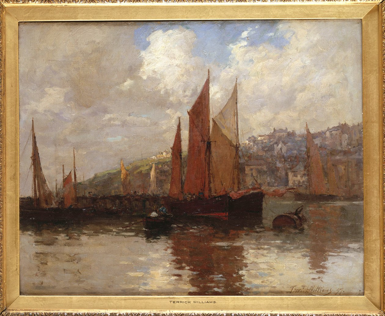 V Brixham Harbour, South Devon od Terrick Williams