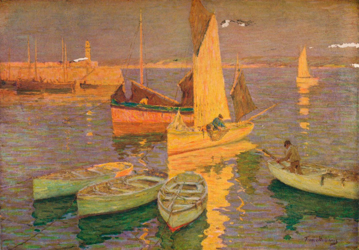 Západ slunce, St. Ives, 1925 od Terrick Williams
