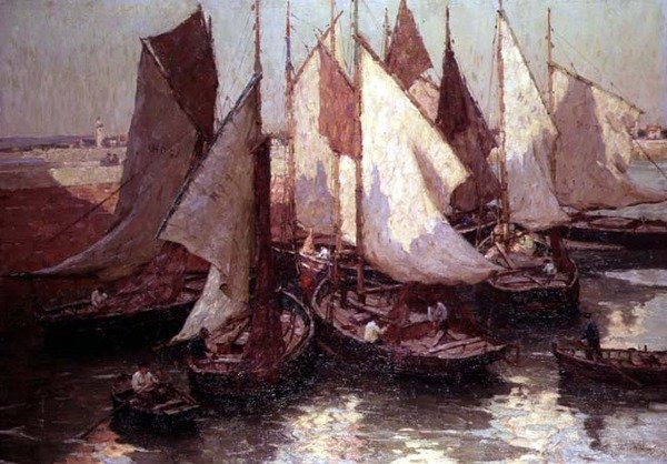 The Quayside, Honfleur od Terrick Williams