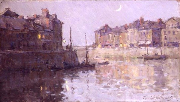 Soumrak, St. Valery en Caux, Normandie od Terrick Williams