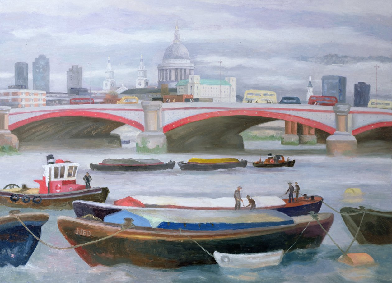 Rušná scéna v Blackfriars, 2005 od Terry Scales