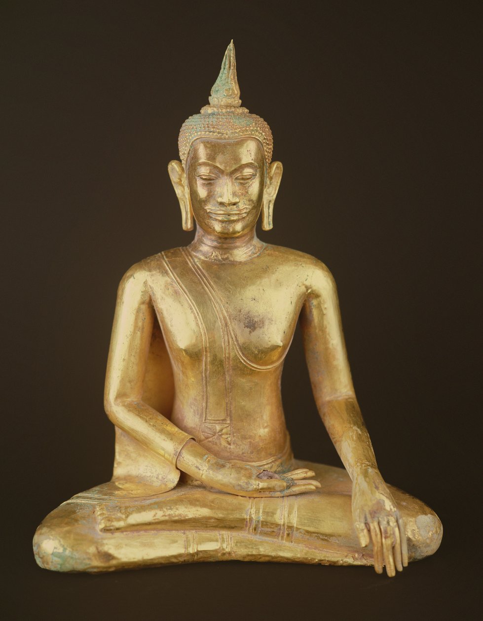 Buddha sedící v meditaci (bronz) od Thai School