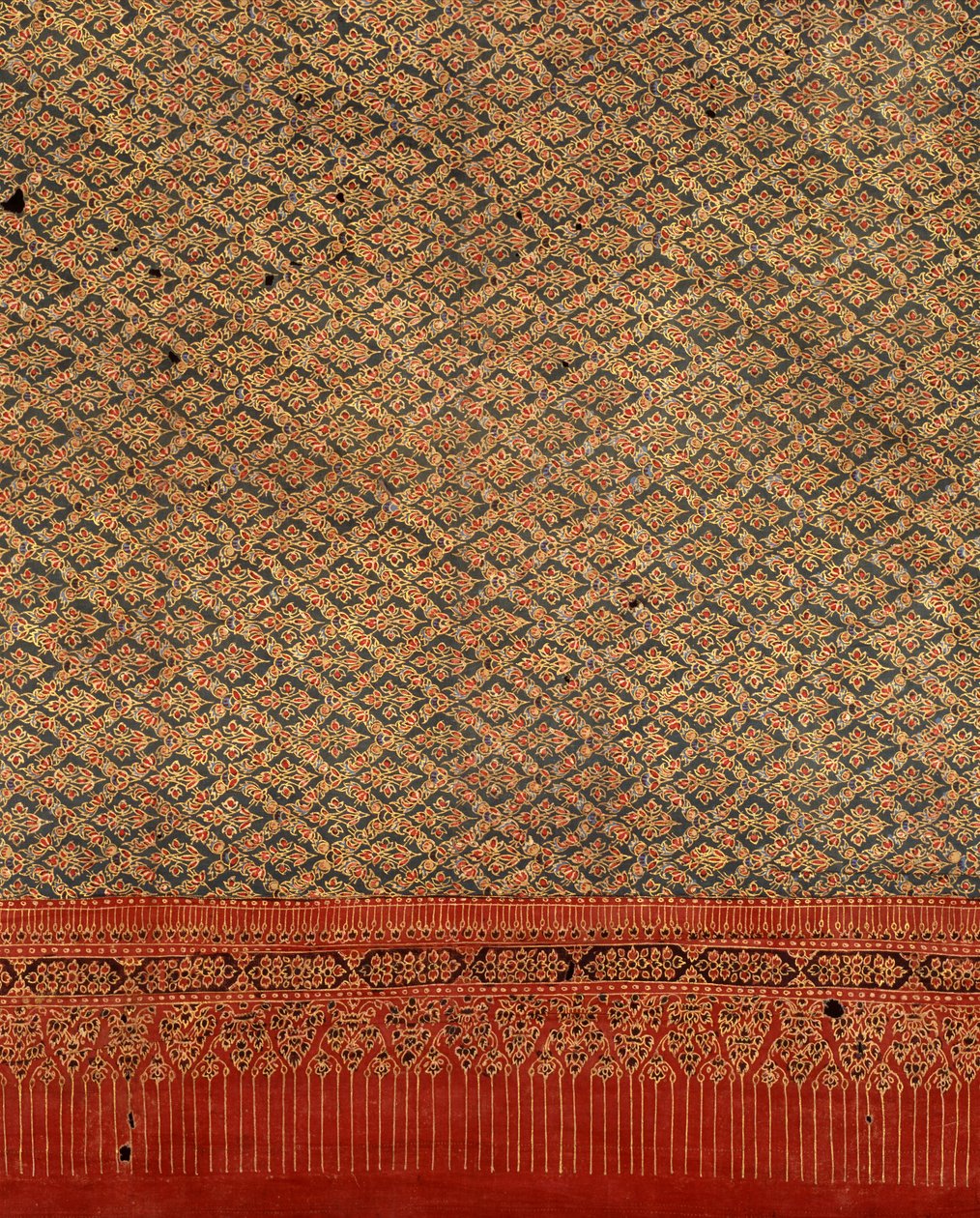 Zlatě lakovaná tkanina pro královské rodiny (textil) od Thai School