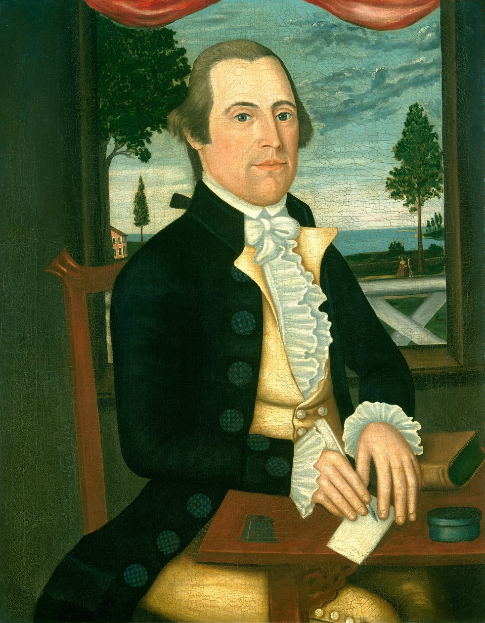 Kapitán Elisha Denison od The Denison Limner