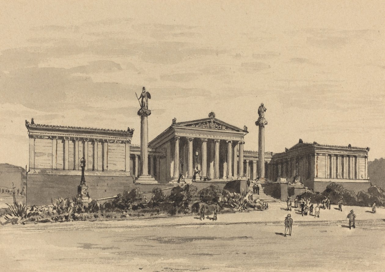 Akademie, 1890. od Themistocles von Eckenbrecher