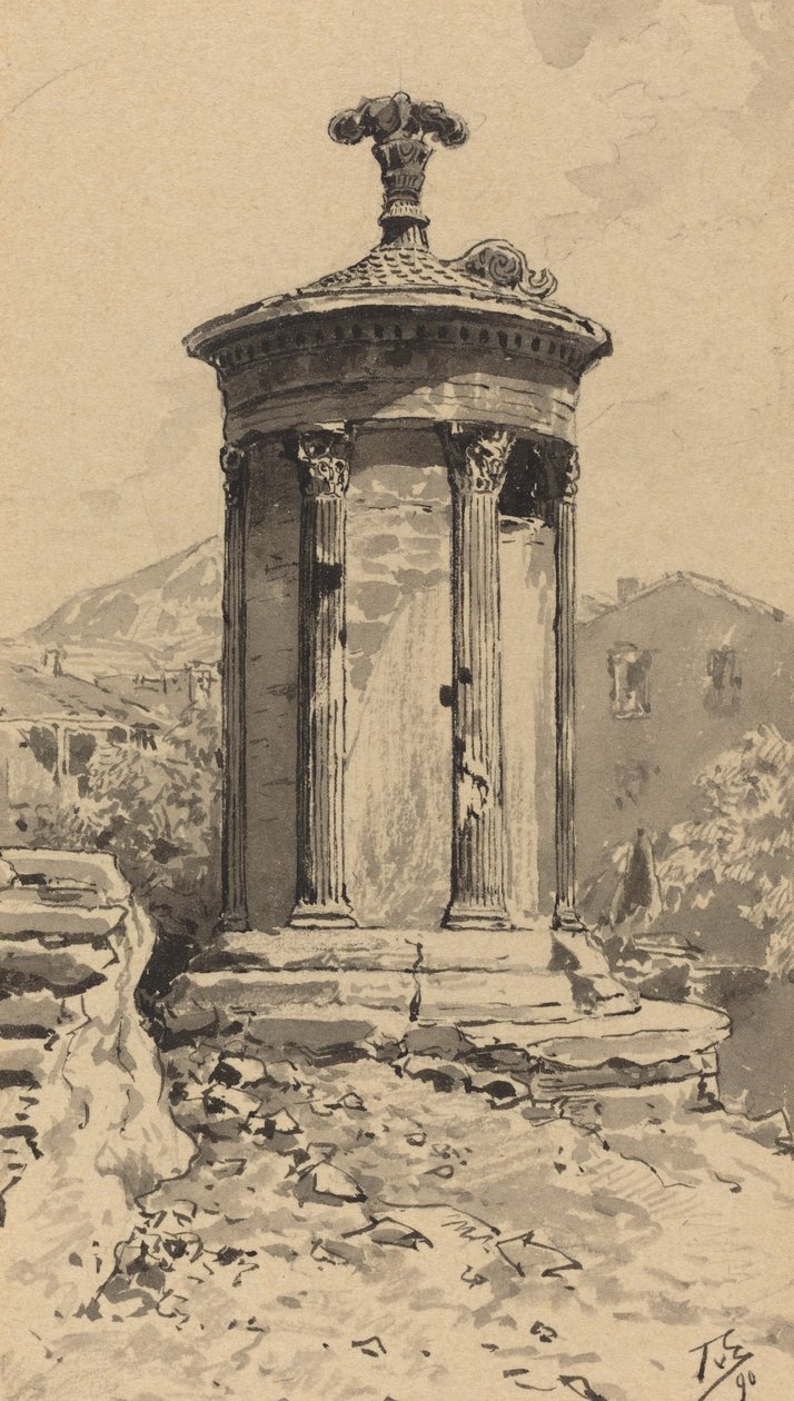 Památník Lysicrates, 1890. od Themistocles von Eckenbrecher