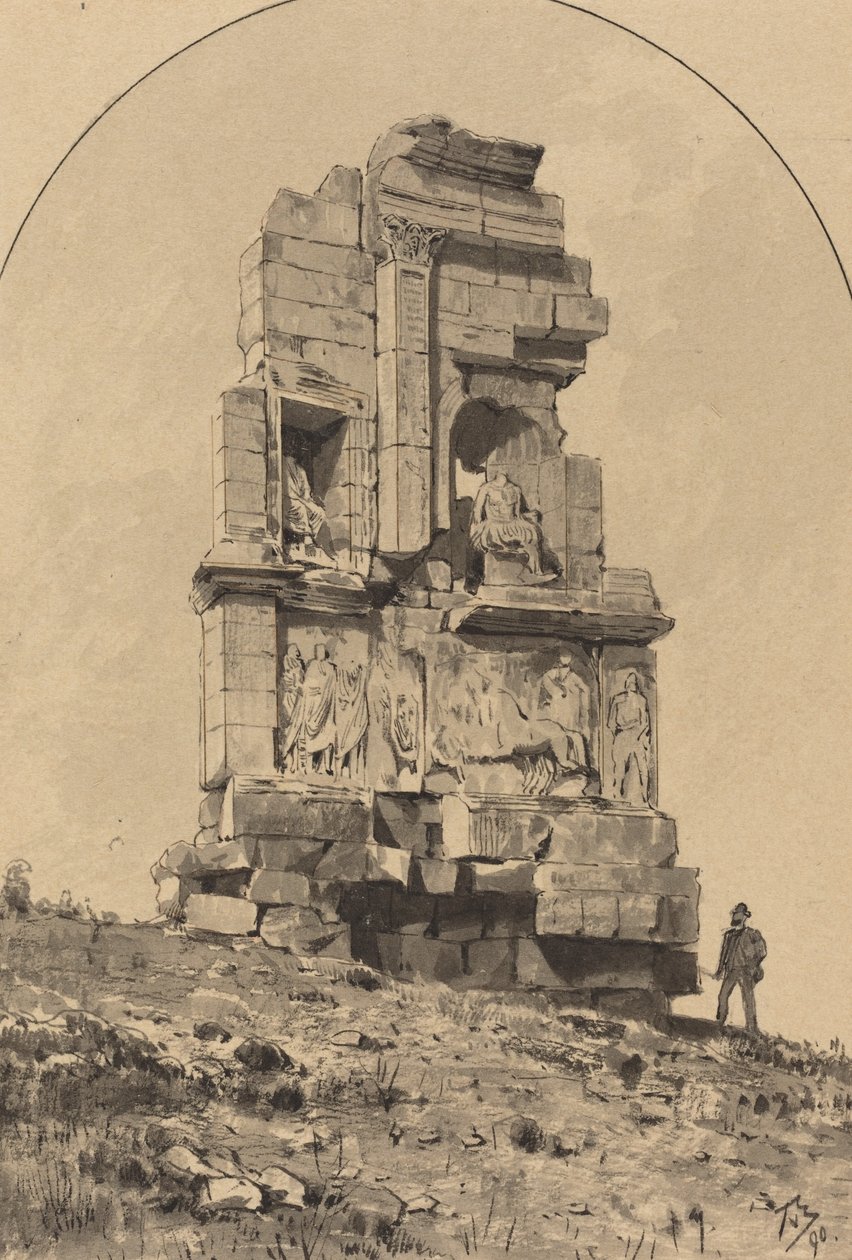 Památník Philopappos, 1890. od Themistocles von Eckenbrecher