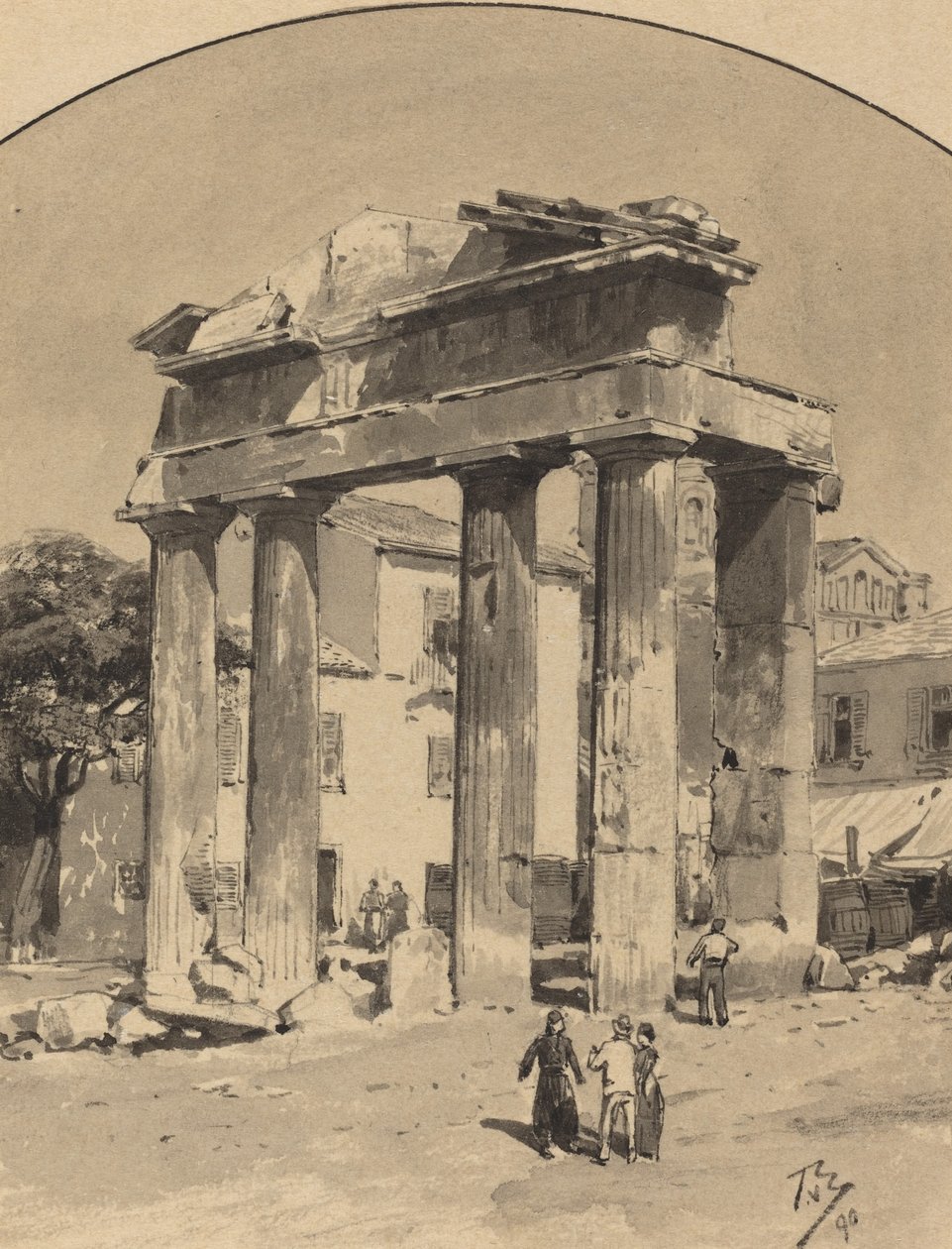 Brána staré tržnice od Themistocles von Eckenbrecher
