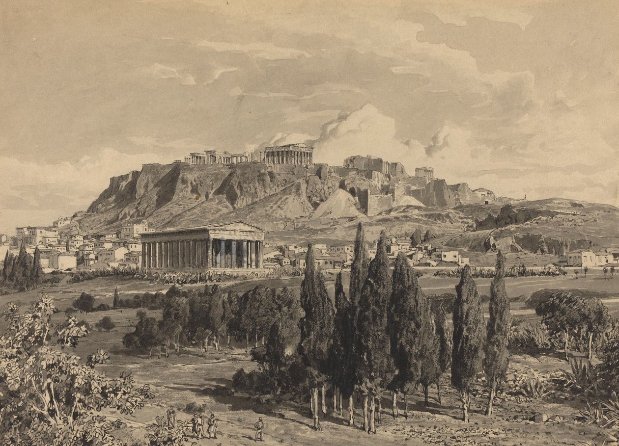 Hephaestův chrám, 1890. od Themistocles von Eckenbrecher