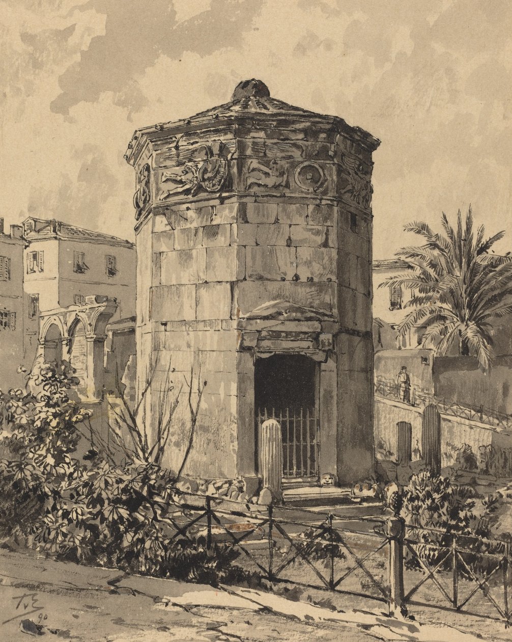 Věž větrů, 1890. od Themistocles von Eckenbrecher
