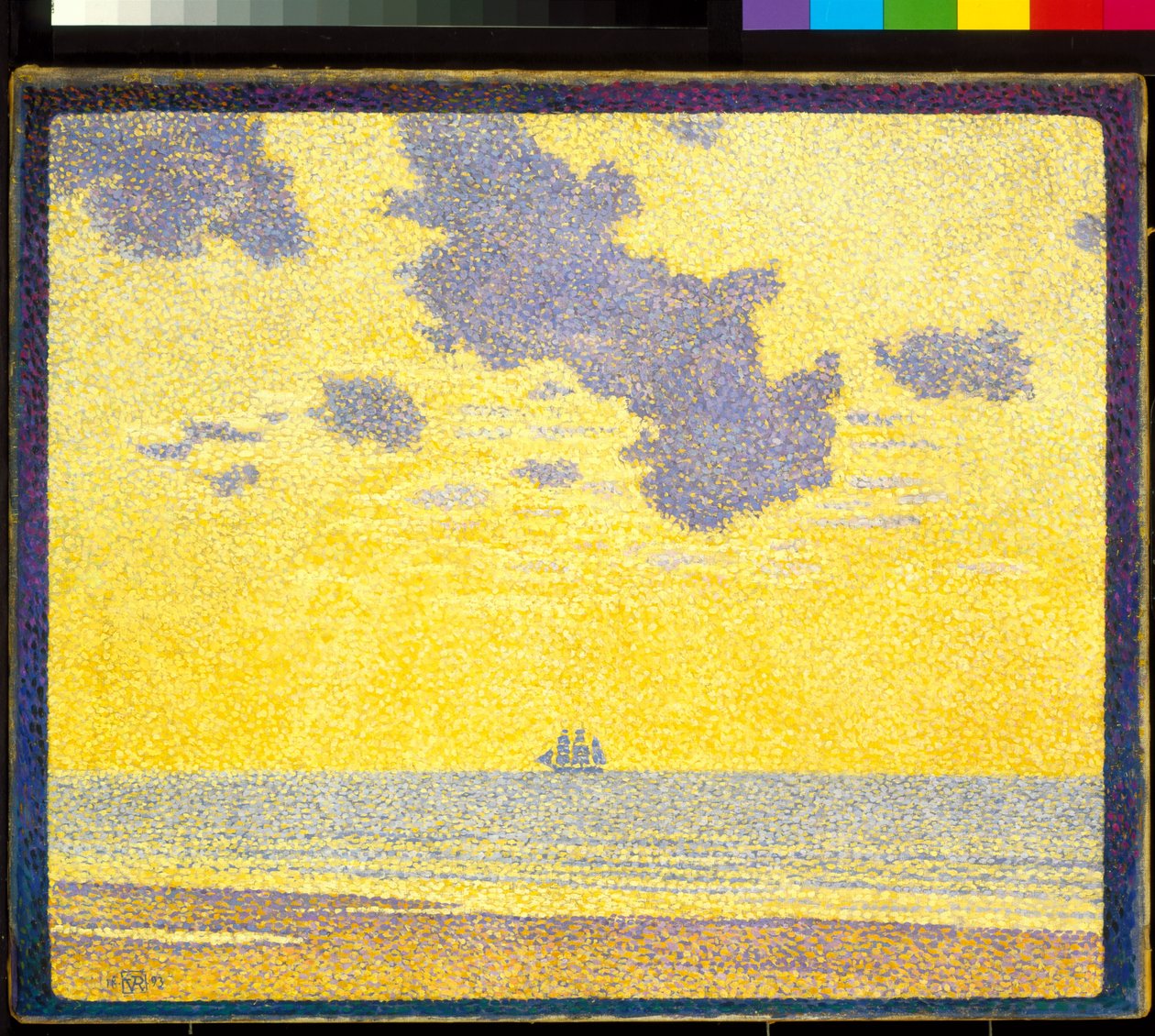Velké mraky (olej na plátně) od Théo van Rysselberghe