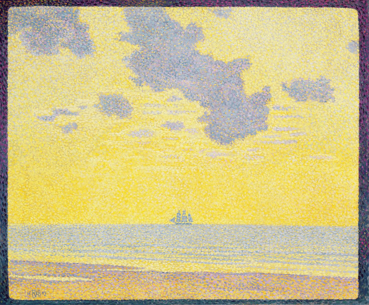 Velké mraky od Théo van Rysselberghe