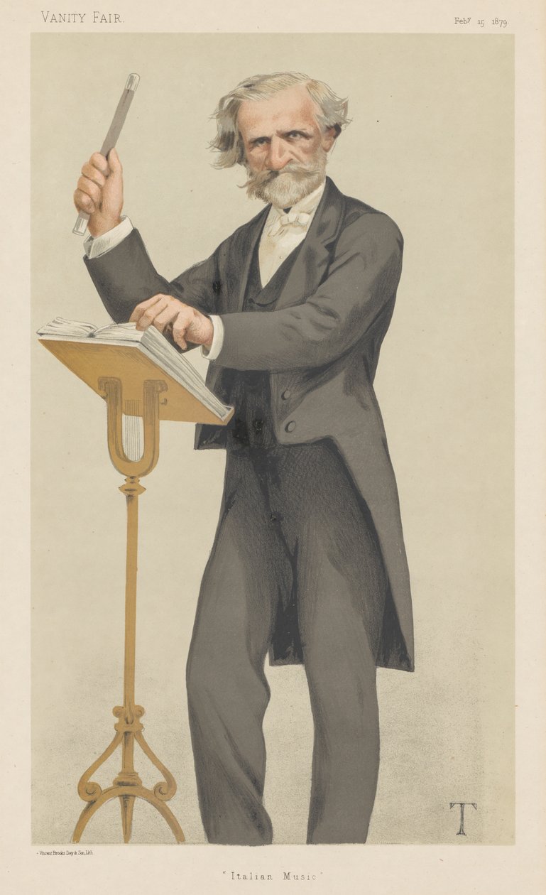 Vanity Fair: Italská hudba, 1879. od Theobald Chartran