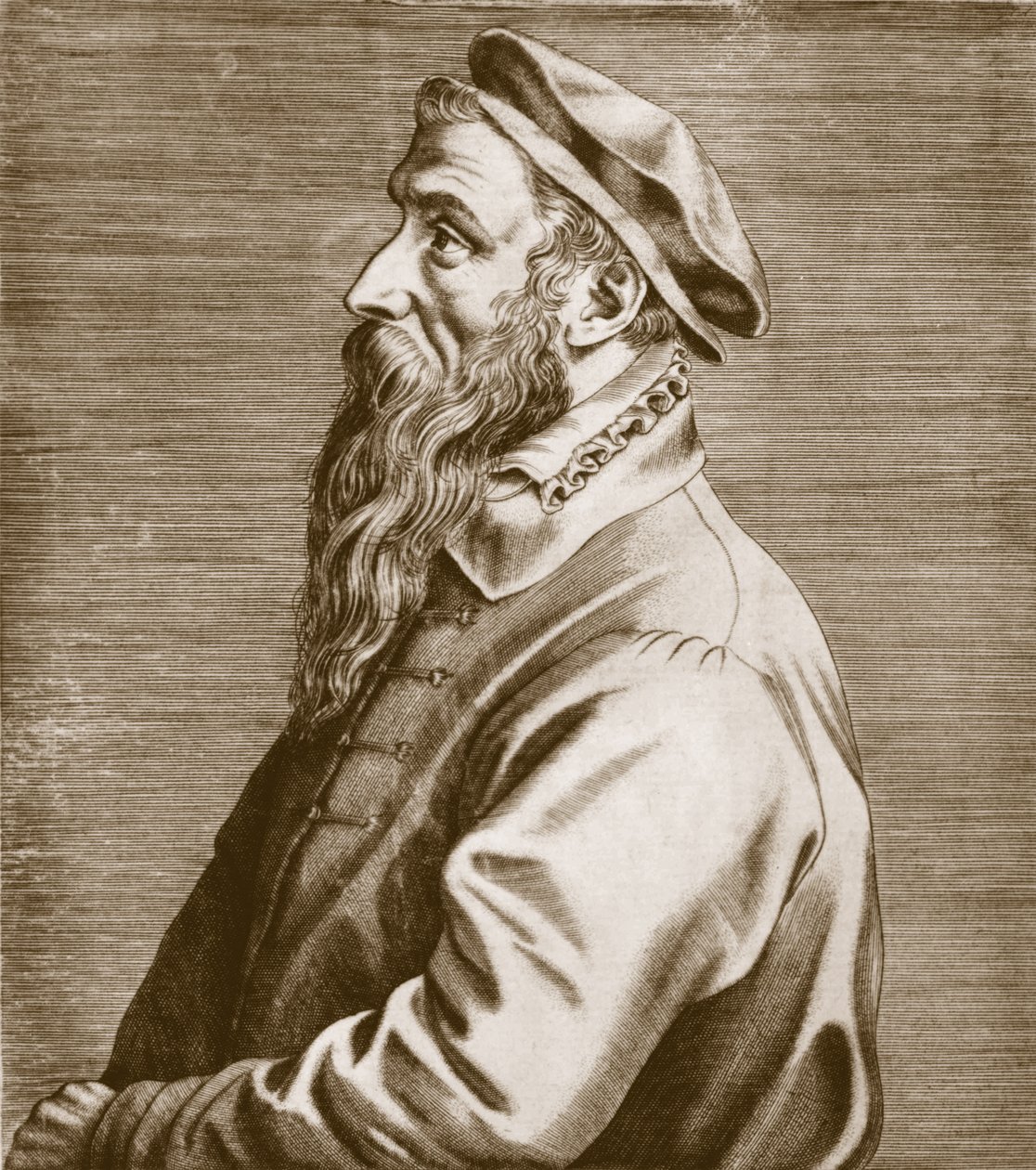 Hospoda Portrét Pietera Brueghela staršího (asi 15278-69). 1572 od Theodor Galle