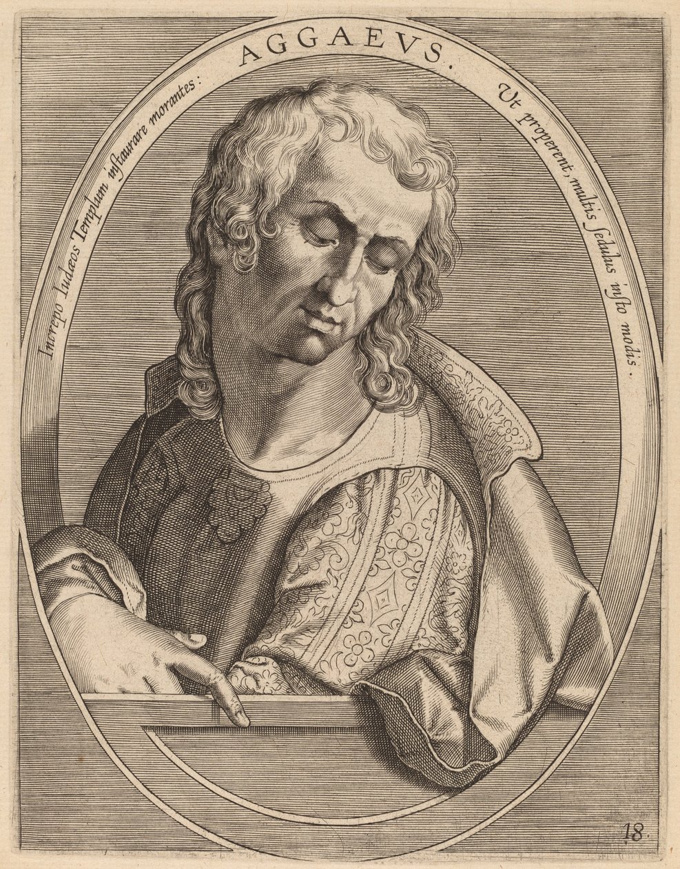 Aggaeus od Theodor Galle after Jan van der Straet