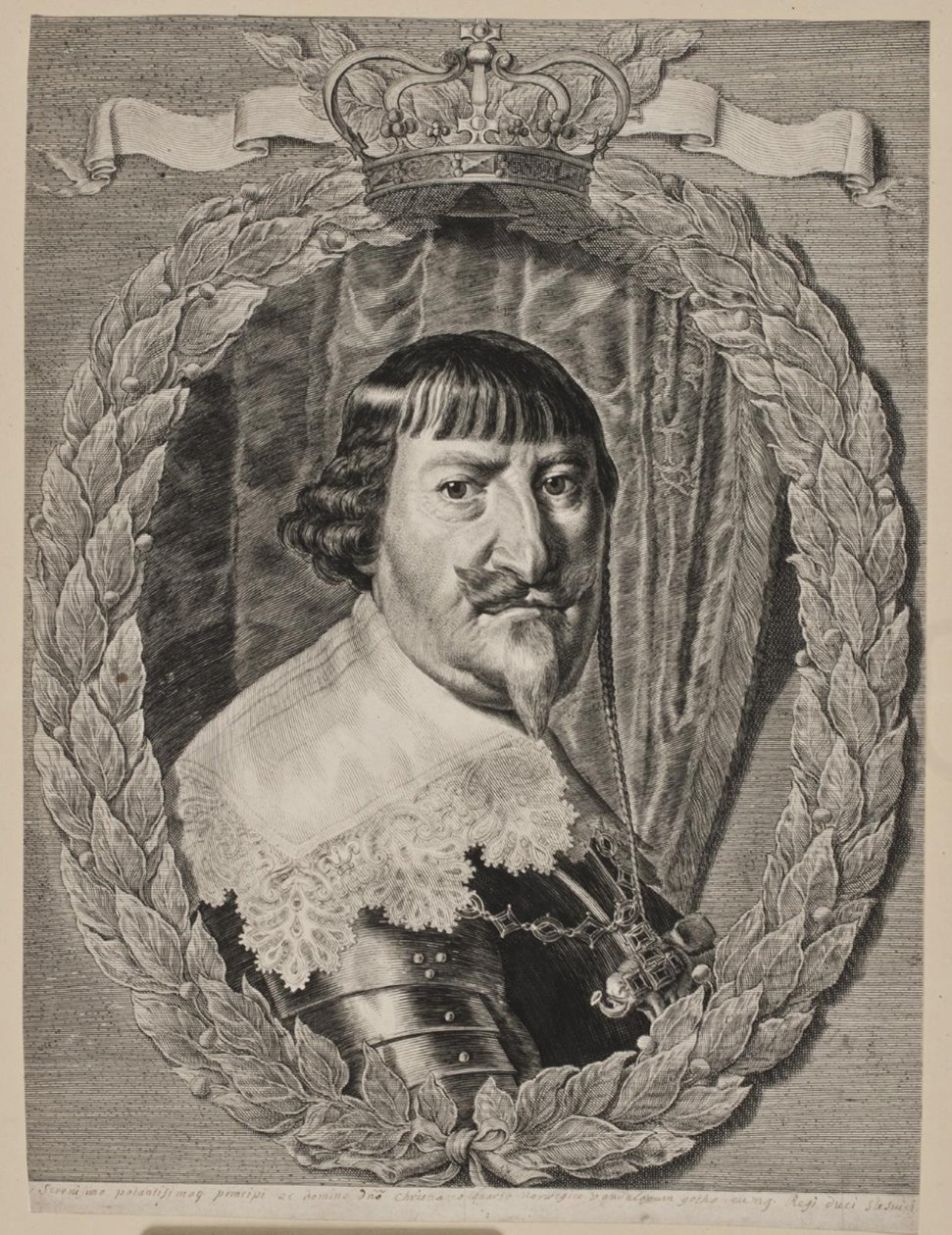 Kristián IV., král dánský od Theodor Matham
