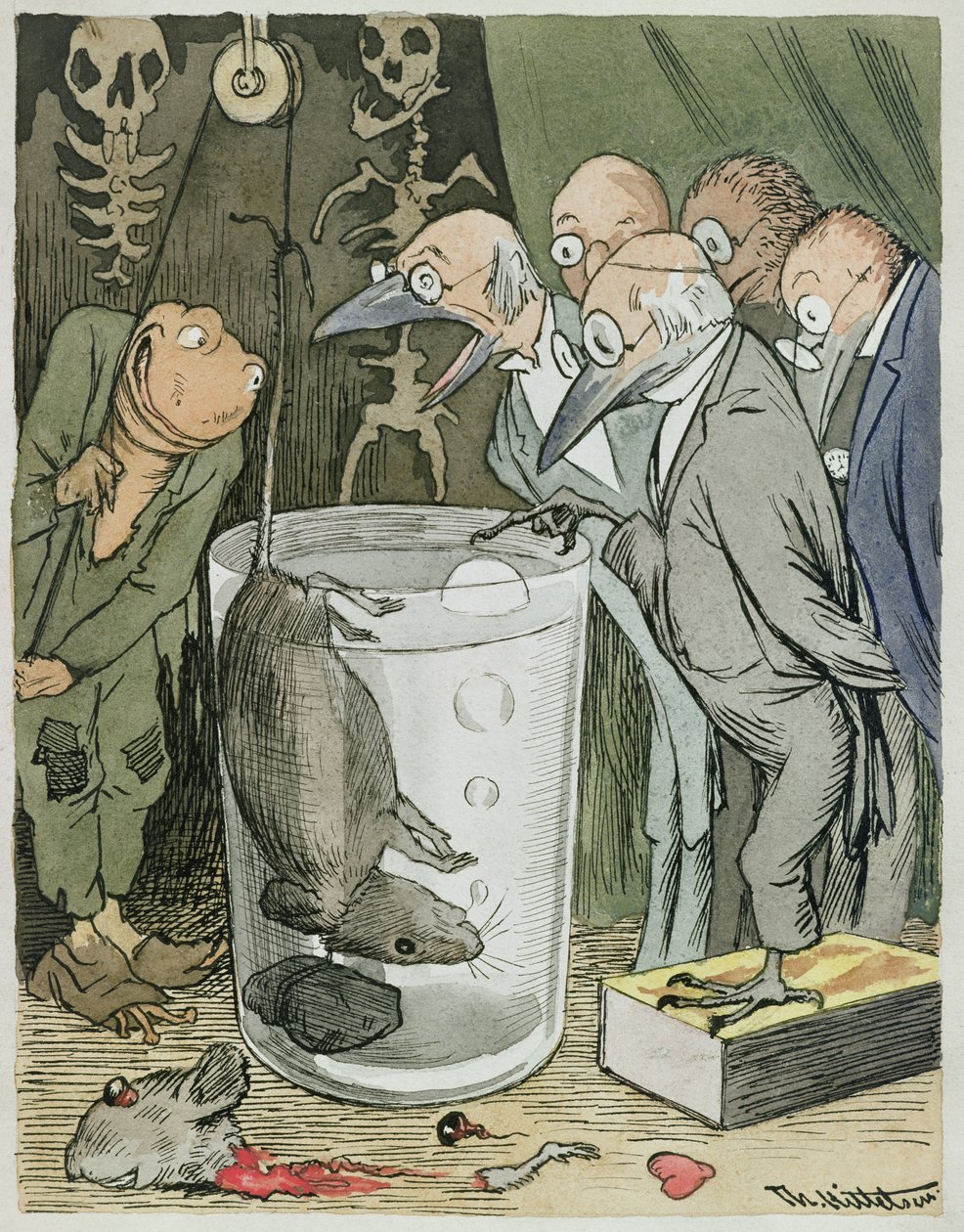 Lékařský vědecký experiment od Theodor Kittelsen