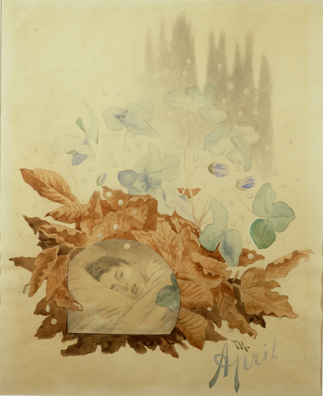 duben od Theodor Kittelsen