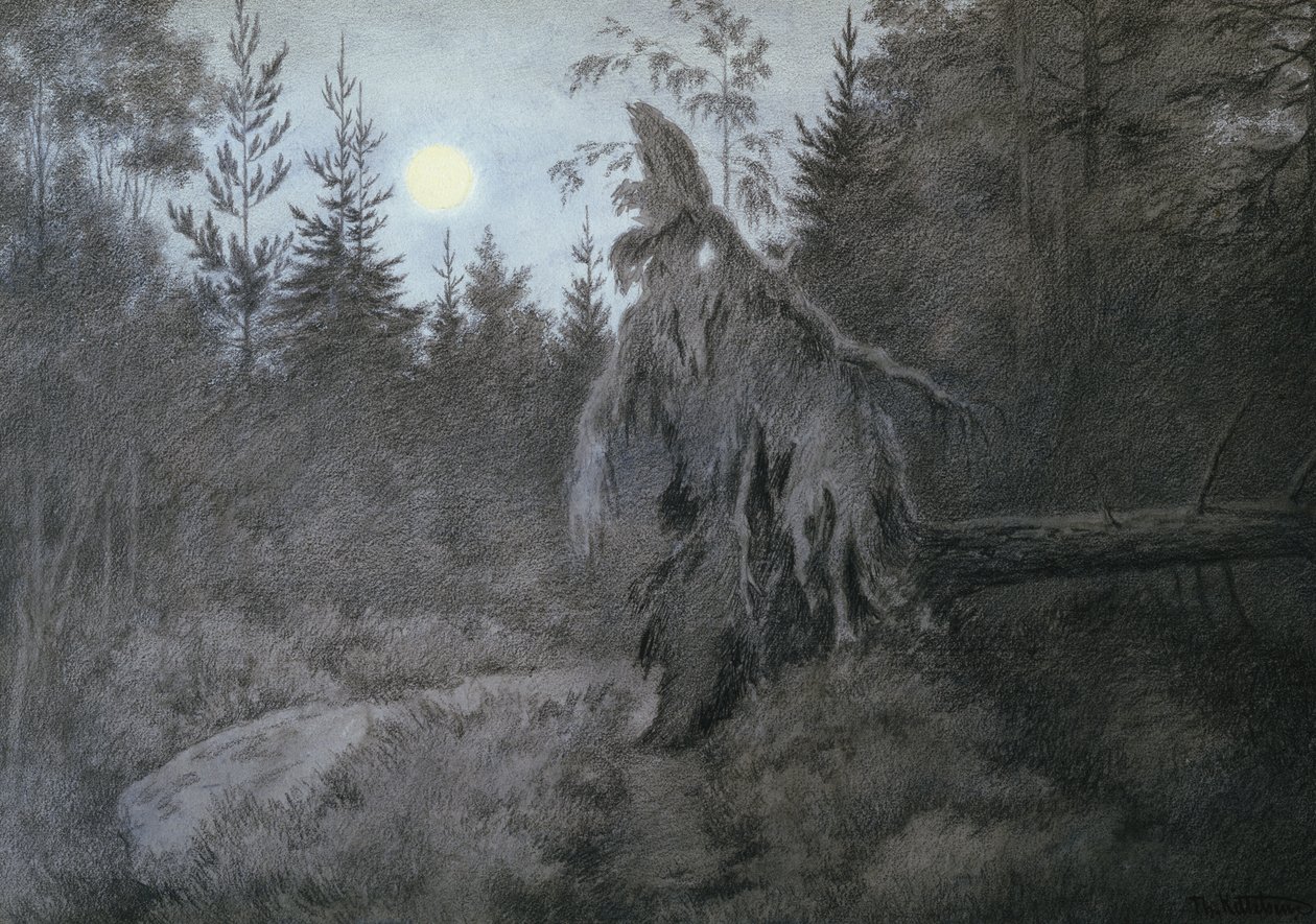 Strašidelné, plazivé, šustivé, rušné od Theodor Kittelsen