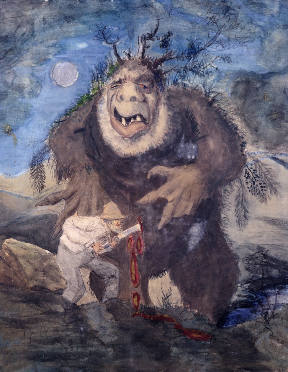 Lesní Troll od Theodor Kittelsen