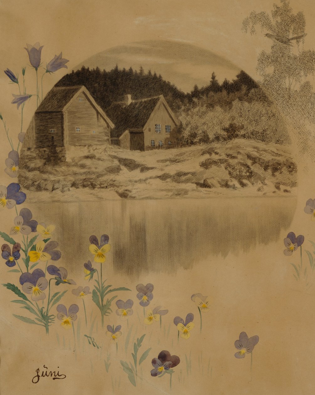 červen od Theodor Kittelsen