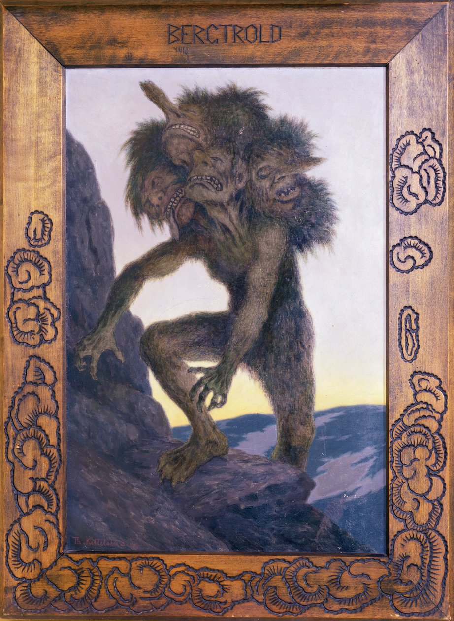 Horský troll od Theodor Kittelsen