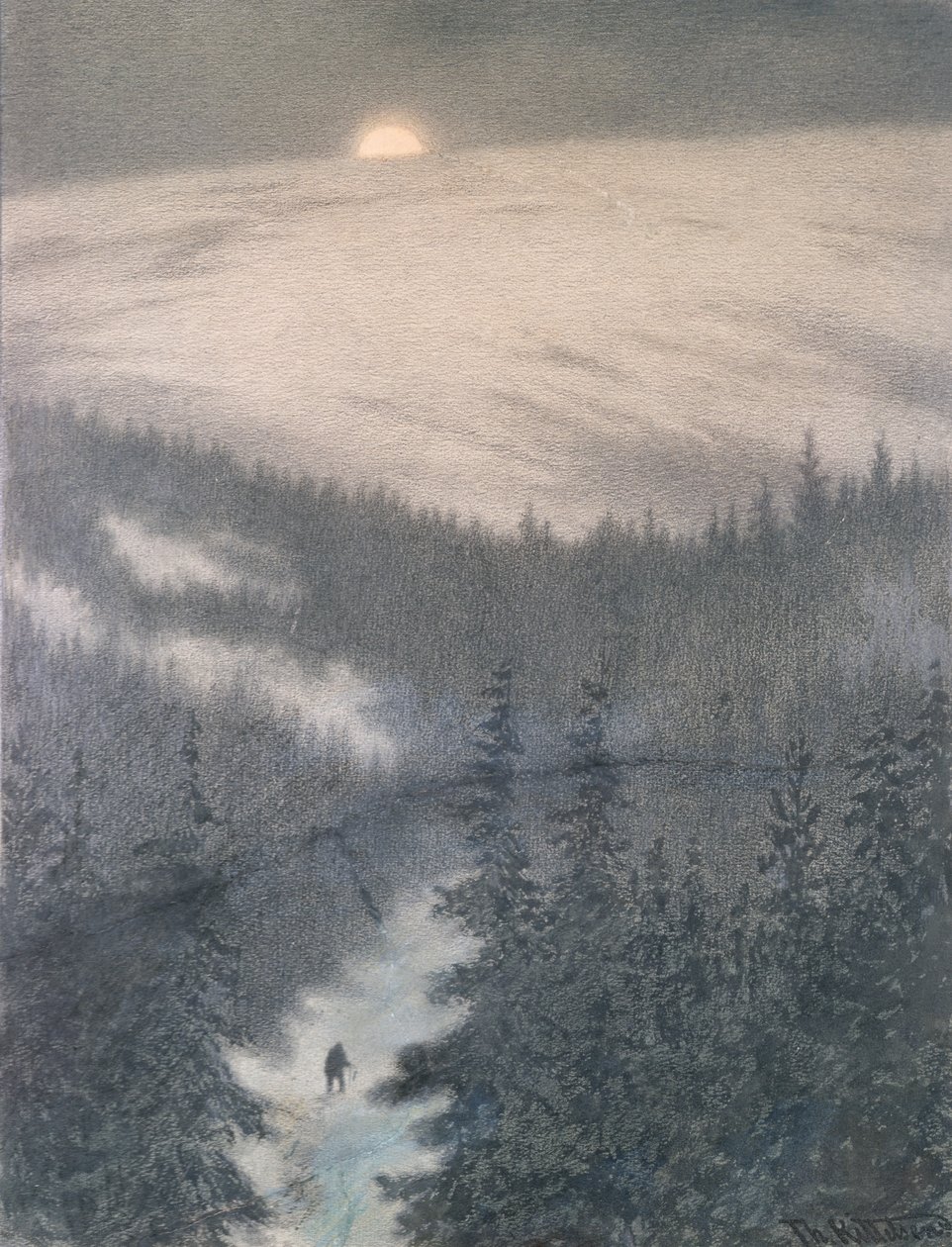 Drobný chovatel od Theodor Kittelsen