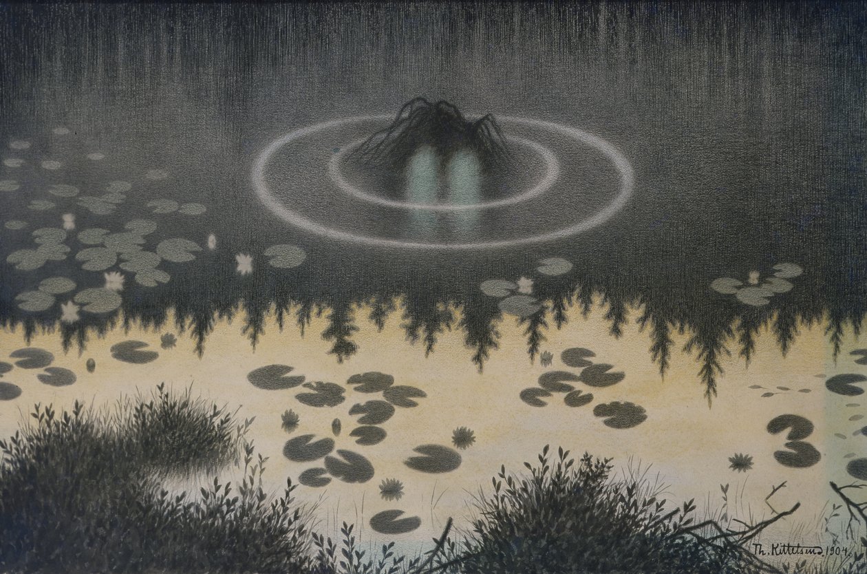 Vodník od Theodor Kittelsen