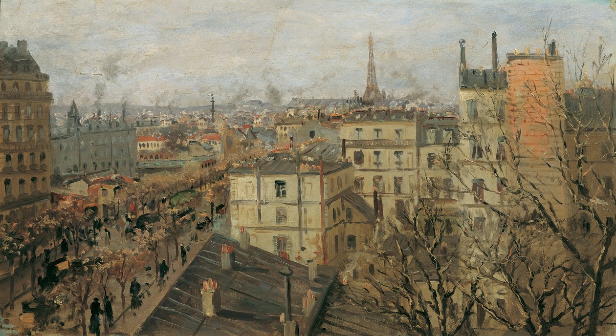 Pohled na Paříž od Theodor von Hormann