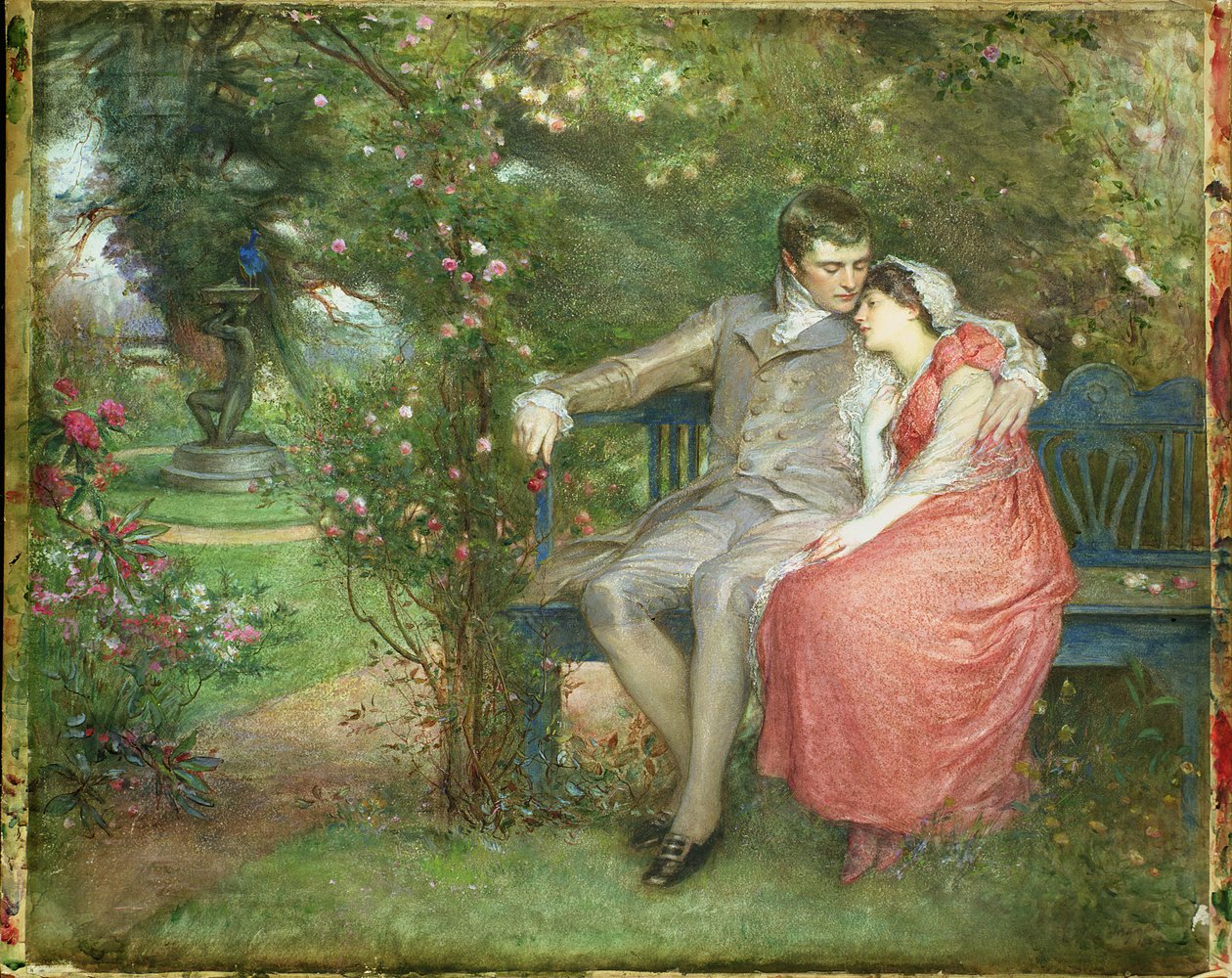 Shromážděte Ye Rosebuds While Ye May, 1905 od Theodore Blake Wirgman