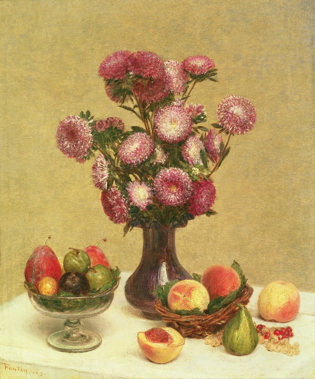 Zátiší, 1869 od Theodore Fantin Latour