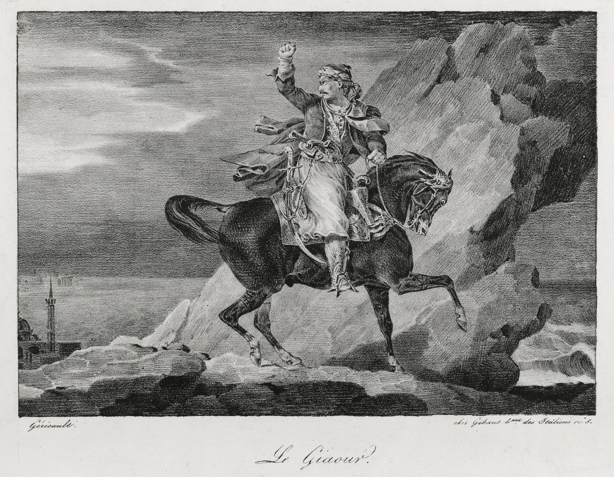 The Giaour, 1820 od Theodore Gericault