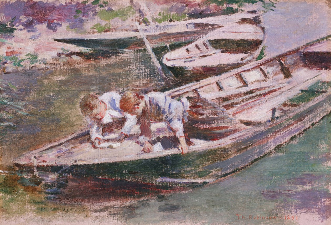 Dva na lodi od Theodore Robinson