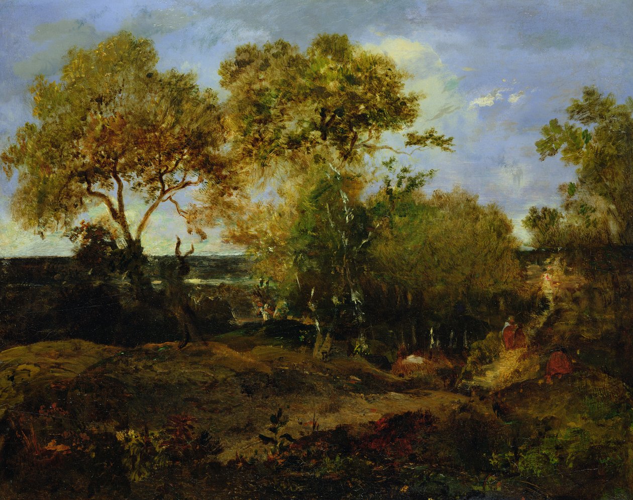 Konec podzimu od Pierre Etienne Theodore Rousseau